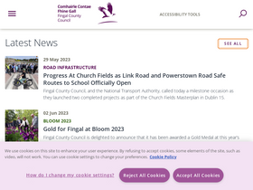 'fingal.ie' screenshot