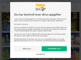 'temashop.se' screenshot