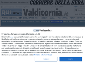 'quinewsvaldicornia.it' screenshot