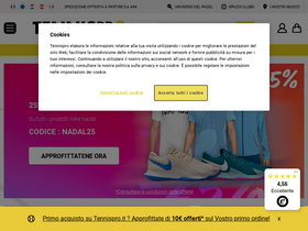 'tennispro.it' screenshot