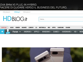 'hdblog.it' screenshot