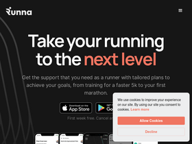 'runna.com' screenshot