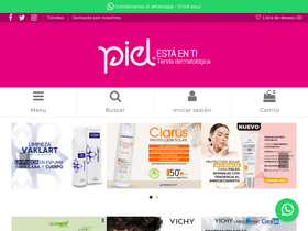 'piel.net.co' screenshot