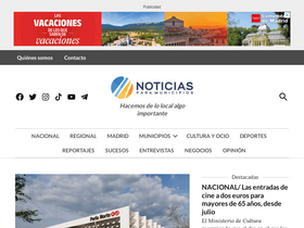 'noticiasparamunicipios.com' screenshot