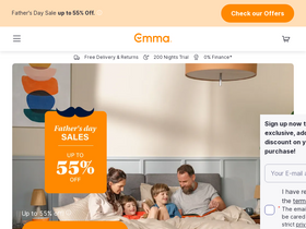 'emma-sleep.co.uk' screenshot