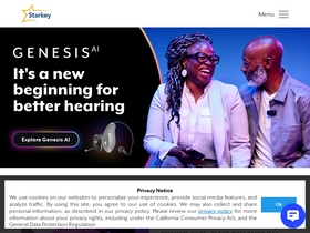 'starkey.com' screenshot