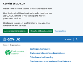 'environment-agency.gov.uk' screenshot