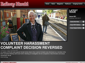 'railwayherald.com' screenshot
