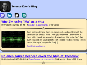 'shkspr.mobi' screenshot