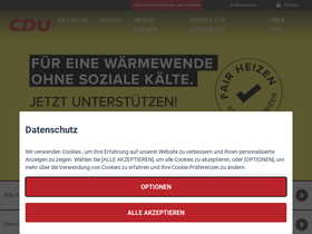 'cdu.de' screenshot