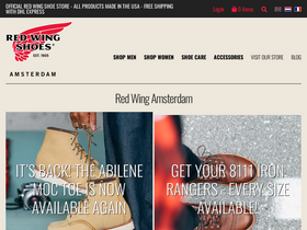 'redwingamsterdam.com' screenshot