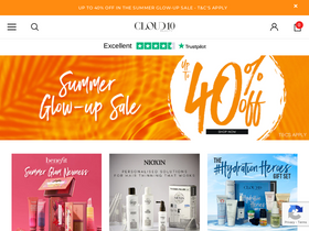 'cloud10beauty.com' screenshot