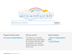 'dreamforth.com' screenshot