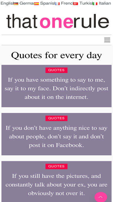 thatonerule.com