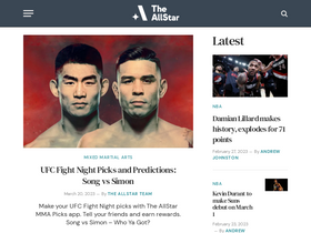 'theallstar.io' screenshot