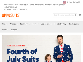 'opposuits.com' screenshot