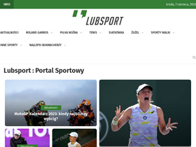 'lubsport.pl' screenshot