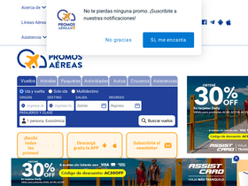 'promociones-aereas.com.ar' screenshot