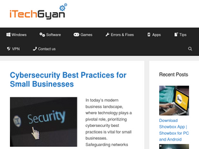 'itechgyan.com' screenshot