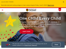 'ucalgary.ca' screenshot