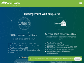 'planethoster.com' screenshot