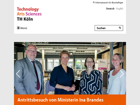 'th-koeln.de' screenshot