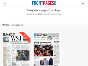 'frontpages.com' screenshot