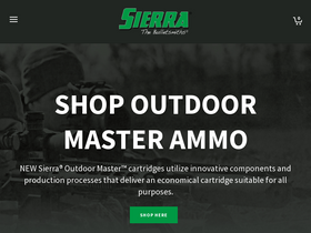 'sierrabullets.com' screenshot