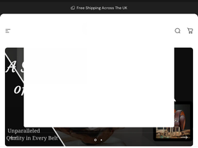 cuirlondon.com homepage screenshot