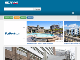 'nezavisne.com' screenshot