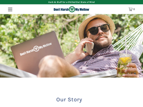 dontharshmymellow.com homepage screenshot