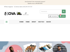 'nova.sn' screenshot