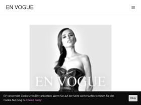 Envoguecoiffure homepage screenshot