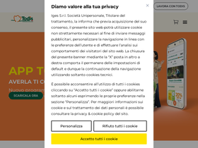 'todis.it' screenshot