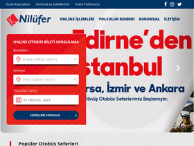 'nilufer.com.tr' screenshot