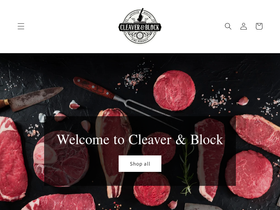 cleaverandblock.com homepage screenshot