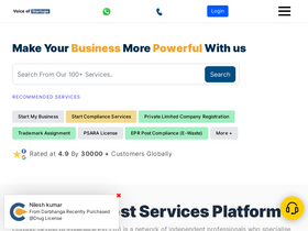 'corpbiz.io' screenshot