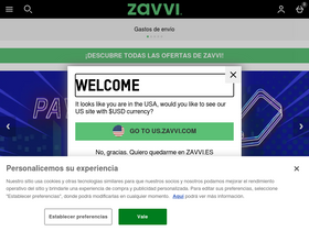 'zavvi.es' screenshot