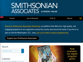 'smithsonianassociates.org' screenshot
