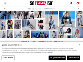 'levis.com.tr' screenshot