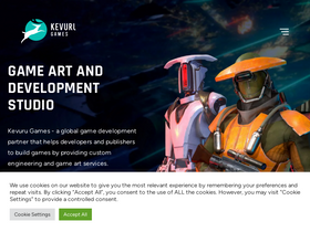 'kevurugames.com' screenshot