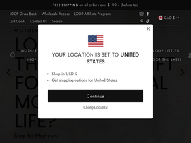 looplifestyle.ca homepage screenshot