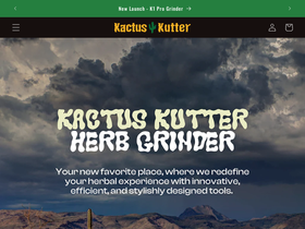 Kactuskutter homepage screenshot