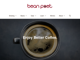 'beanpoet.com' screenshot