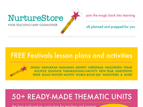 'nurturestore.co.uk' screenshot