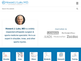 'howardluksmd.com' screenshot