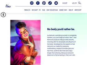 'naircare.com' screenshot