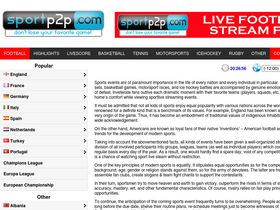 'sportp2p.com' screenshot