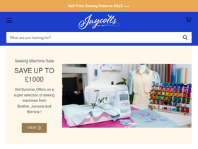 'jaycotts.co.uk' screenshot