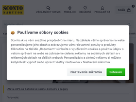 'sconto.sk' screenshot